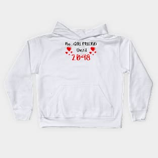 No Girlfriend Until 2048 Kids Hoodie